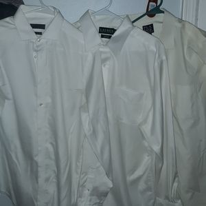 3 men's White Shirts